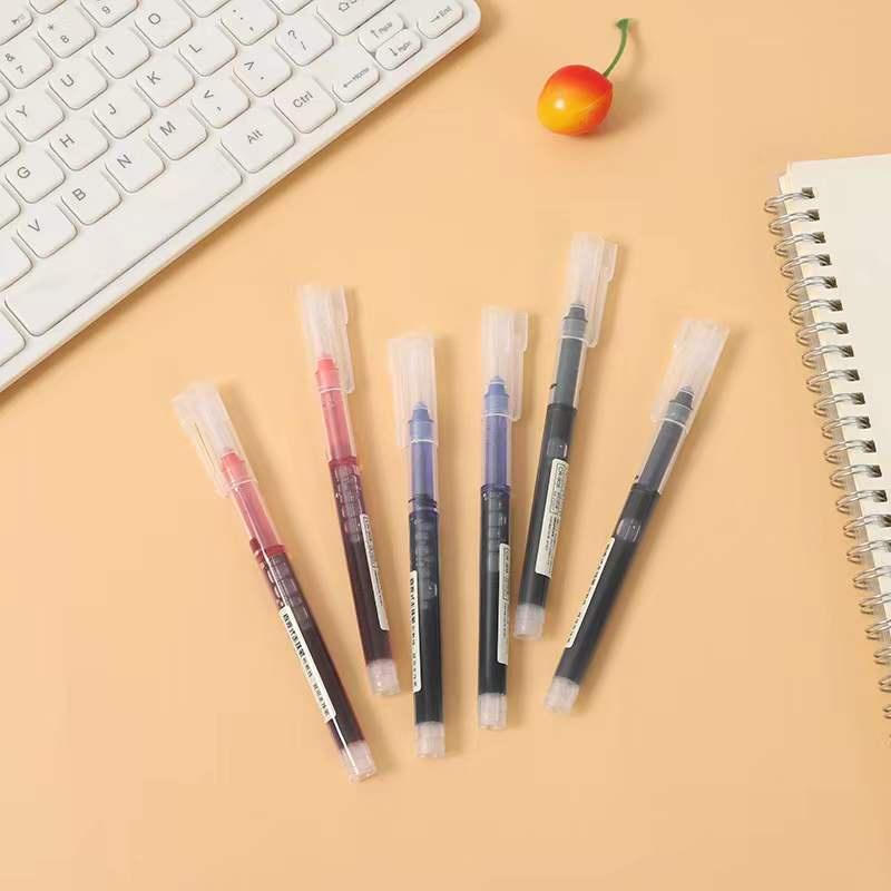 3pcs Straight Liquid Gel Pen 0.5