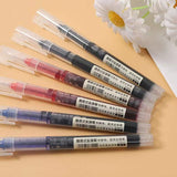 3pcs Straight Liquid Gel Pen 0.5