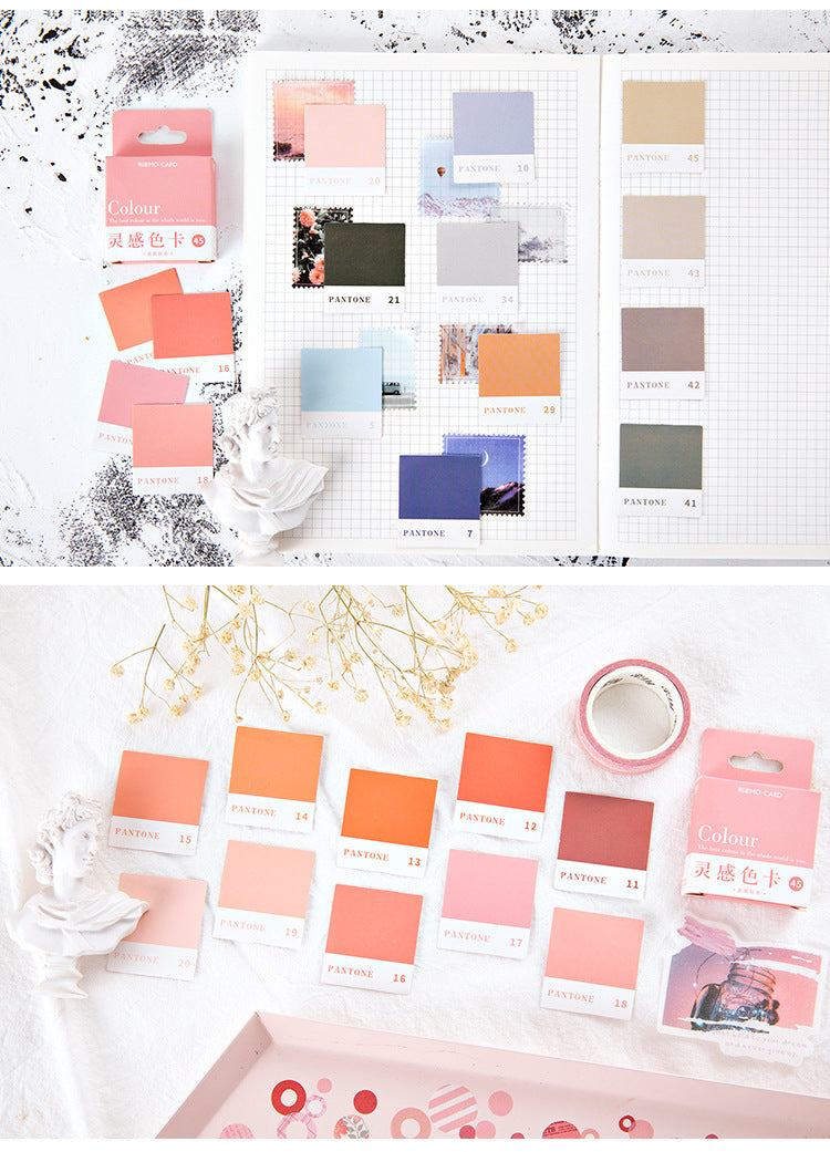 Inspirational Color Palettes Sticker Box