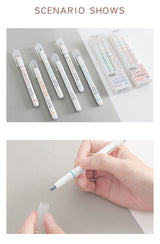 Creative Double Line Gel Pen