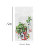 Aesthetic Botanical Sticker Bag