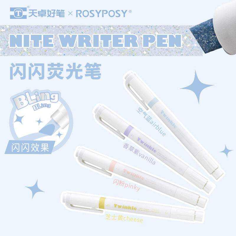 Twinkle Series Sparkling Highliter Pen