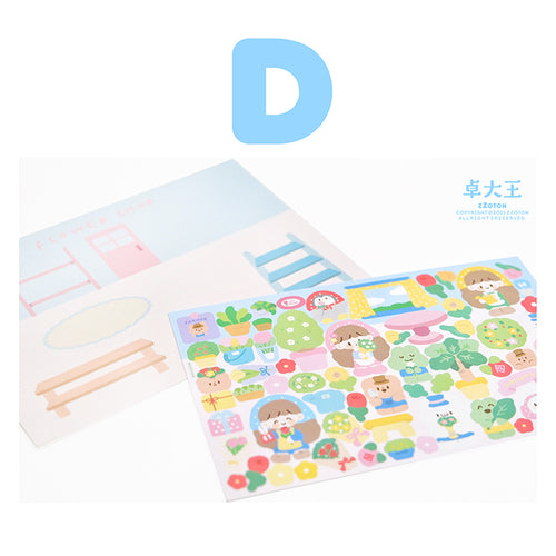 Randloser Molinta-Aufkleberbogen