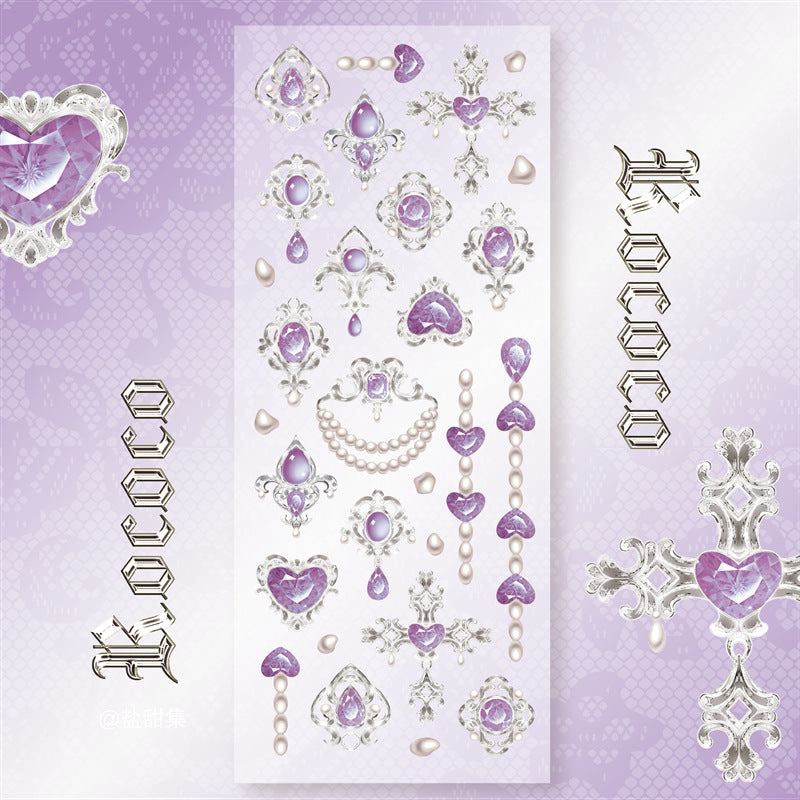 Coco Diamond series sticker sheet