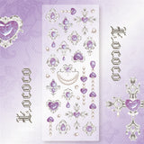 Coco Diamond series sticker sheet