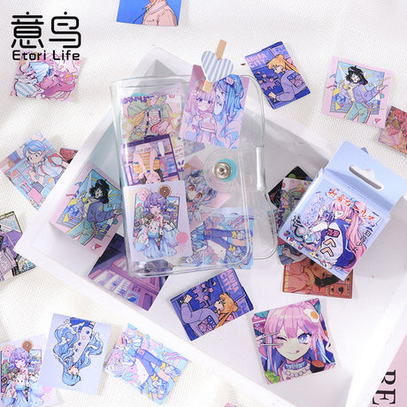 Bosom friend girl series sticker box