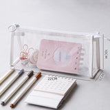 Transparent Triangle Pencil Case