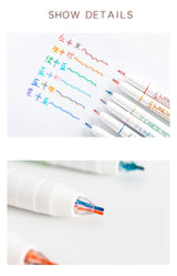 Creative Double Line Gel Pen