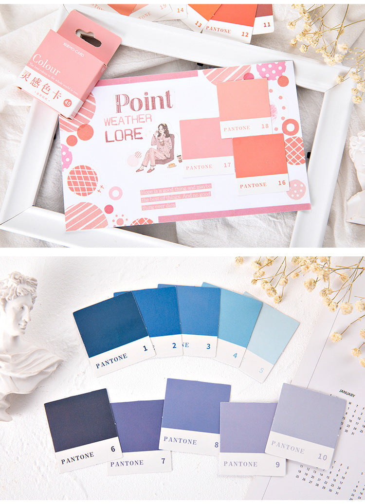 Inspirational Color Palettes Sticker Box